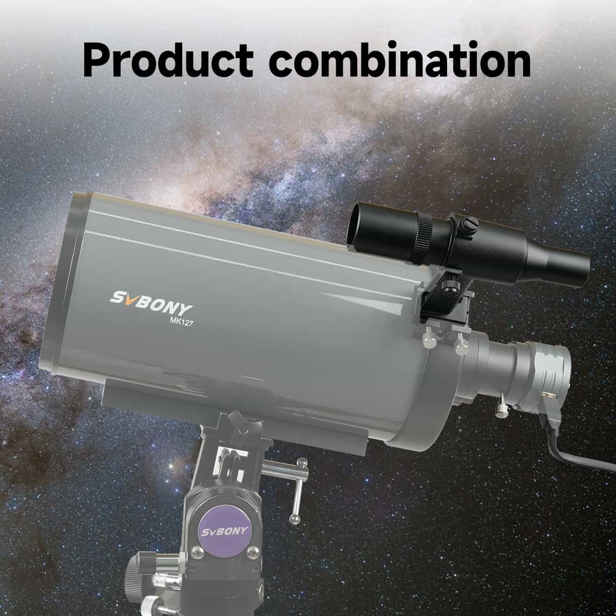 Svbony SV182 6x30 Finder Scope Straight Correct Image with Bracket - Image 2