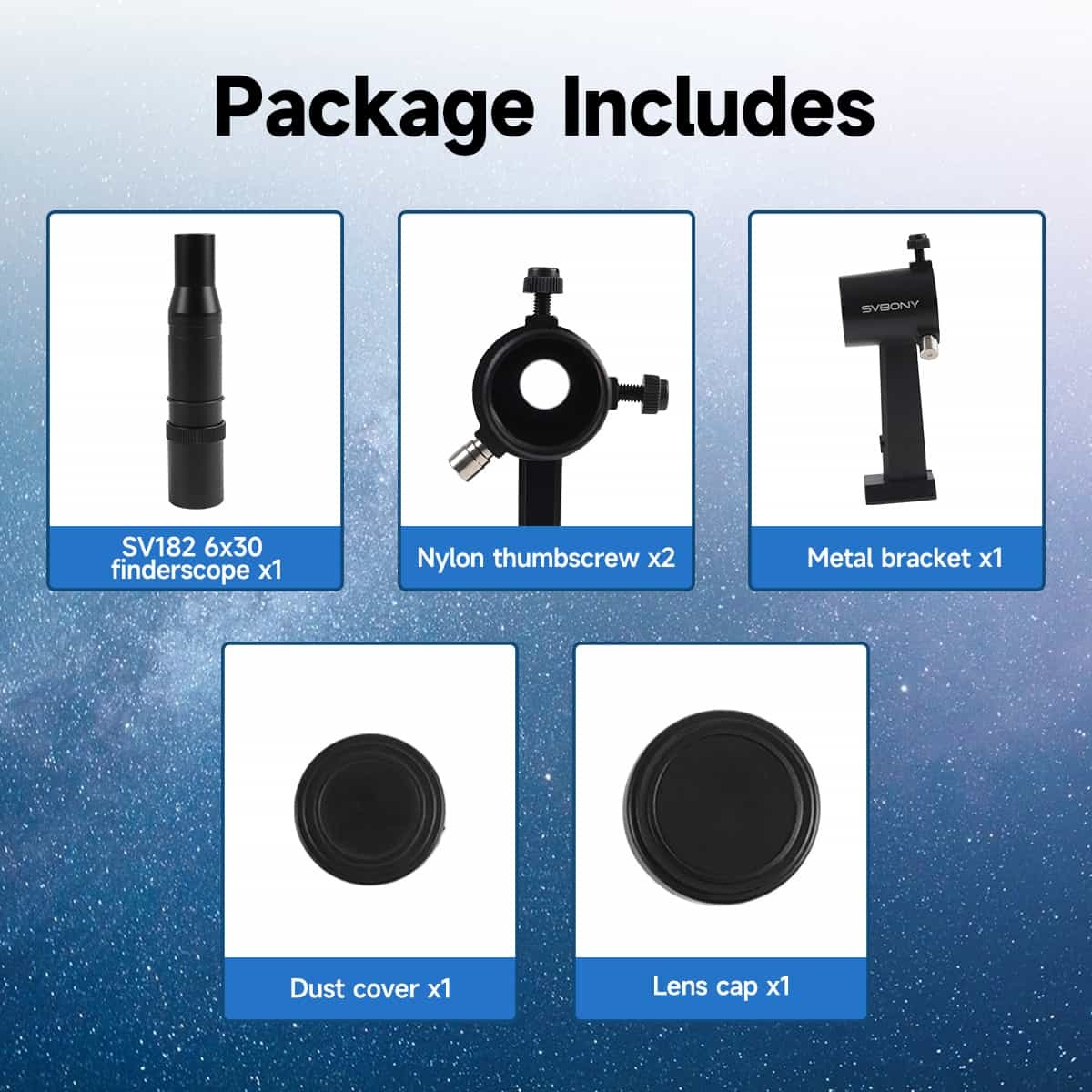 Svbony SV182 6x30 Finder Scope Straight Correct Image with Bracket - Image 9