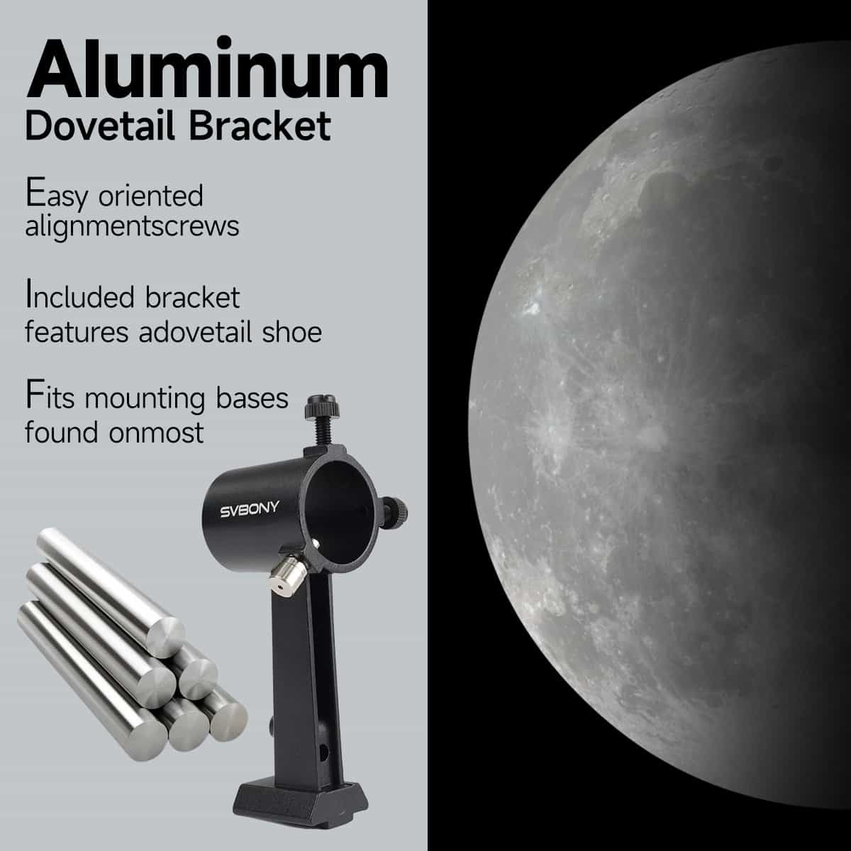 Svbony SV182 6x30 Finder Scope Straight Correct Image with Bracket - Image 4
