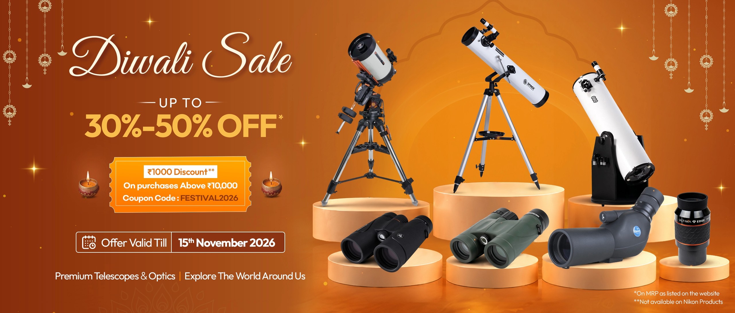 Diwali Sale Discount Baner