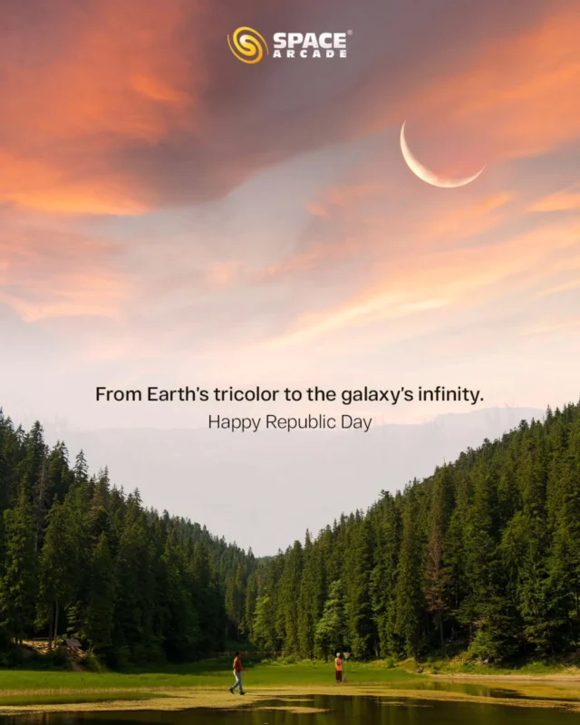 🌍🇮🇳 From Earth’s Tricolor to the Galaxy’s Infinity ✨

This Republic Day, let’s celebrate the boundless spirit of India and the limitless wonders of the universe.

Happy Republic Day! 🚀
#RepublicDay2025 #TricolorToInfinity #ProudToBeIndian #SpaceAndBeyond #UnityInDiversity #SpaceArcade