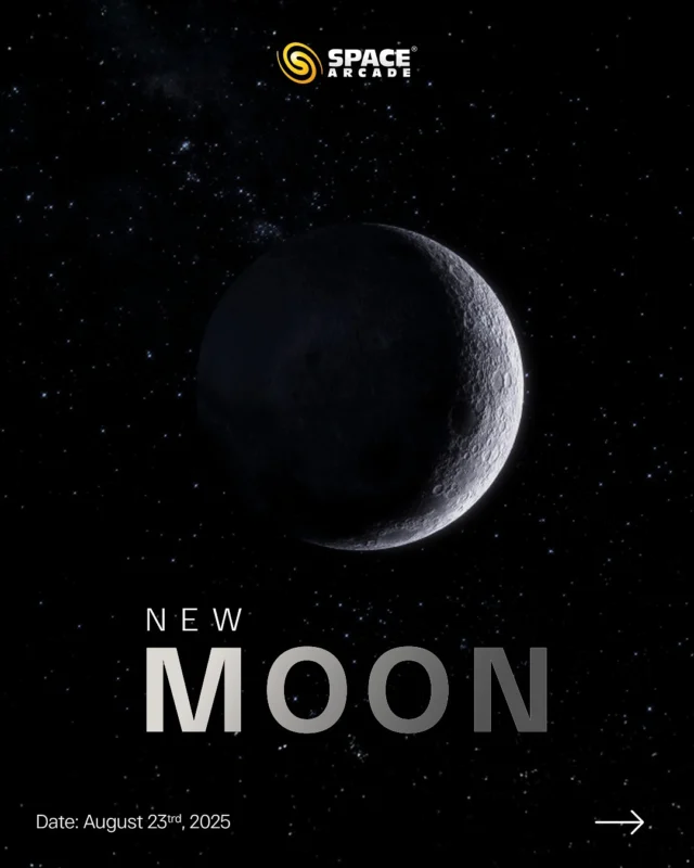 On 23rd August 2025, the New Moon will paint the sky in darkness — the perfect night for stargazing!

🔭 Spot dazzling galaxies, nebulae, star clusters, and planets shining brighter than ever. From Andromeda Galaxy to the Lagoon Nebula, and giants like Saturn, Venus, Jupiter, and Mars, the universe awaits your gaze.

#NewMoon #Stargazing #AstronomyLovers #CosmicWonder #Galaxies #Nebulae #SpaceArcade