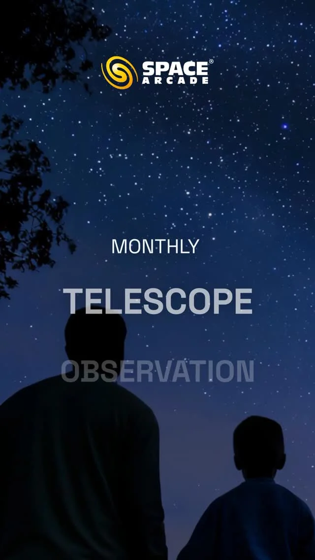 Last month’s sky didn’t disappoint, and February won’t either. 🌙✨

If you’ve ever looked up and wondered what’s really out there… this is your chance to see it for yourself!

Join us for the February Observation Night! 🌌

#Stargazing
#SpaceArcade
#AstronomyLovers
#NightSky
#SkyWatchers