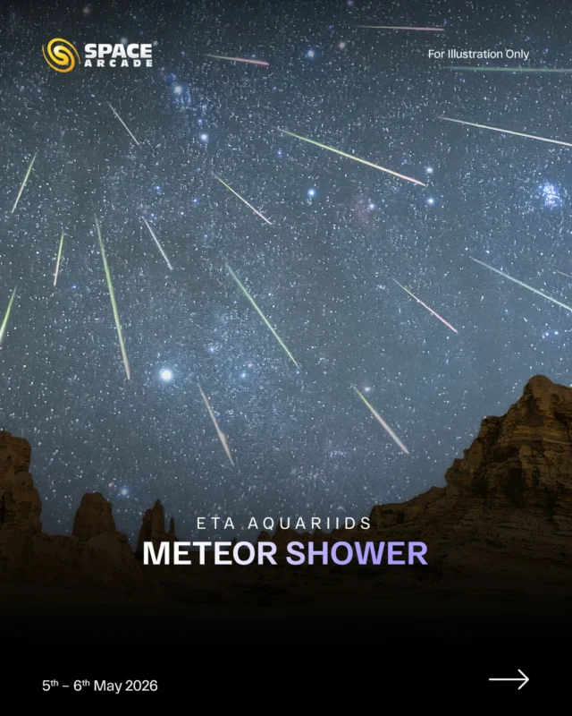 On 5th–6th May, the Eta Aquariids Meteor Shower lights up the night with fast, bright streaks across the sky — one of the most beautiful meteor shows of the year.

With up to 50 meteors per hour, all you need is a dark sky, a little patience, and your eyes on the horizon. 🌌

No telescope. No filters. Just you and the universe.

📌 Save this date
🌙 Best viewed post-midnight to dawn

#MeteorShower #EtaAquariids #ShootingStars #NightSkyLovers