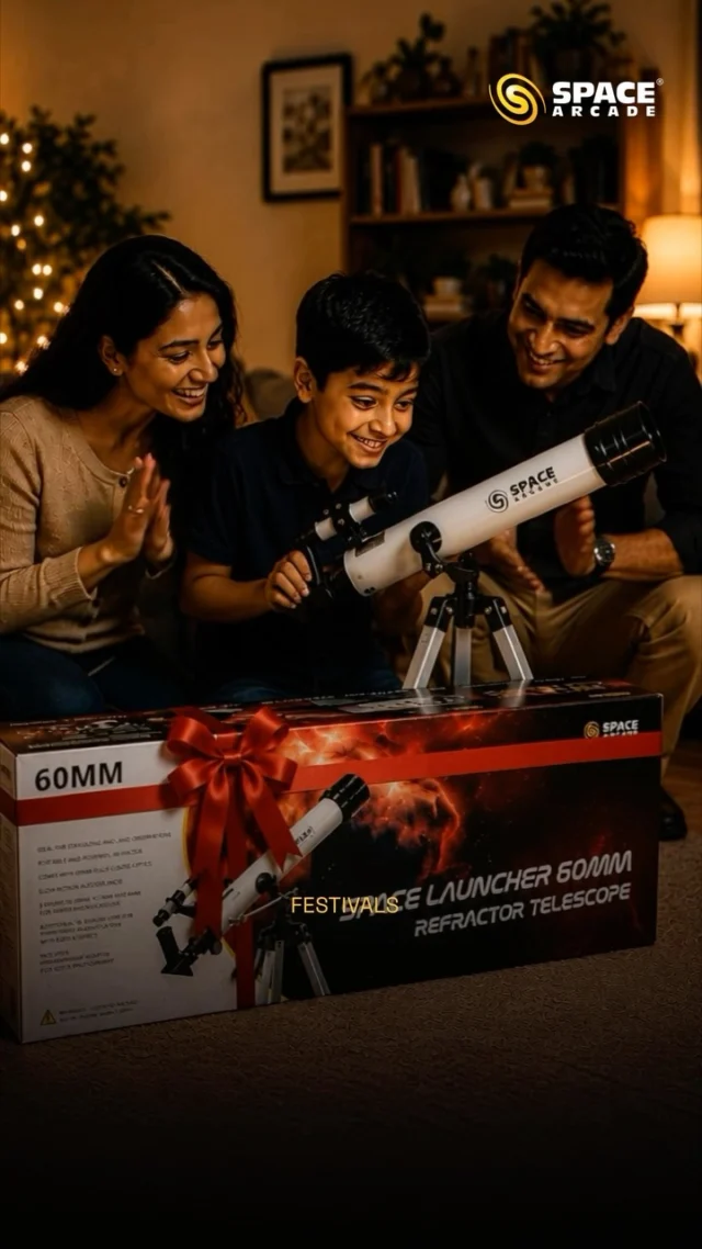 Looking for a gift they’ll never outgrow? 🎁

A telescope isn’t just a present—it’s an invitation to explore the Moon, planets, and countless stars together.

✨ Inspire curiosity.
🔭 Create lifelong memories.
🌌 Bring the Universe closer.

#SpaceArcade #GiftTheStars #TelescopeGift #STEM #SpaceExploration